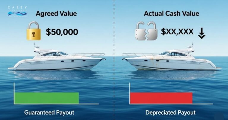 actual value and agreed value on boat insurance explained