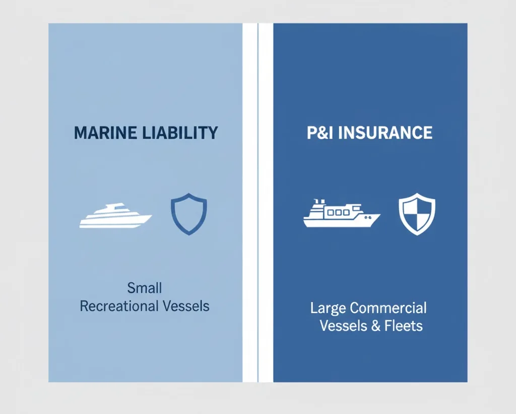 P&I vs Marine Liability Insurance. What’s the Difference?