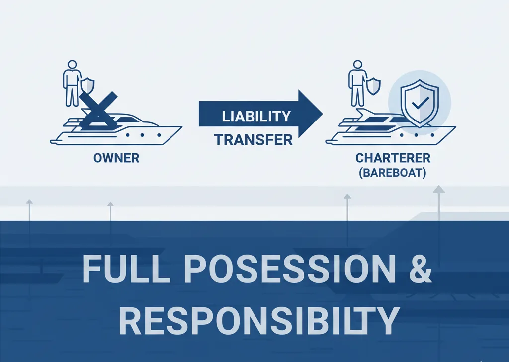 Liability transfer in a demise bareboat charter