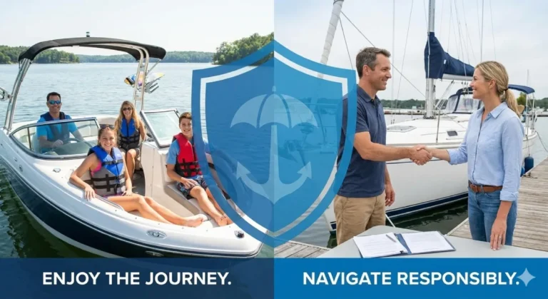 Marine liability insurance coverage protecting boat owners from accident claims and legal responsibility on the water