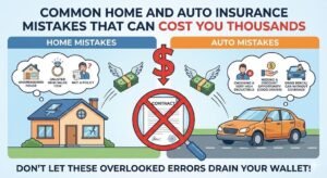 Home and Auto Insurance Mistakes