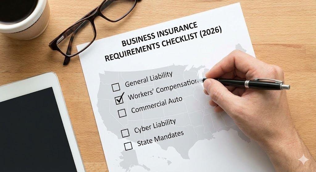 Business insurance requirements checklist for small business owners in 2026